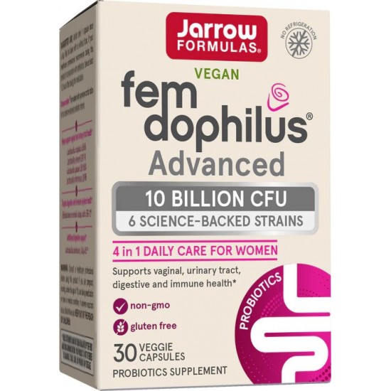 Fem-Dophilus Advanced - Shelf Stable, 10 Billion CFU - 30 vcaps