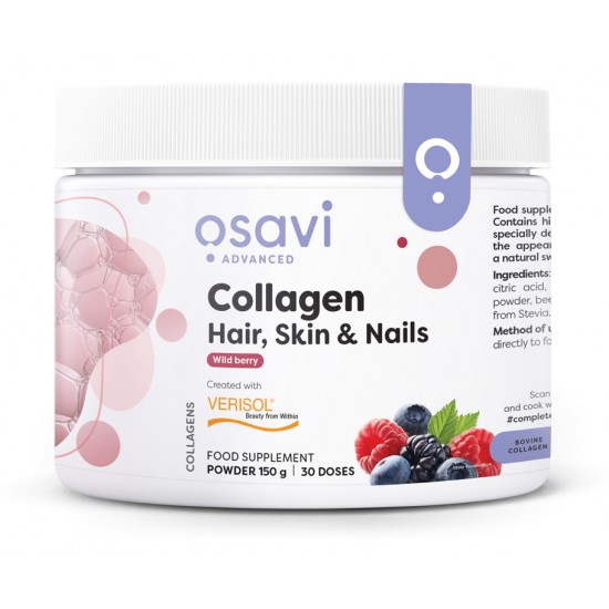 Collagen Peptides (Hair, Skin & Nails), Wild Berry - 150g