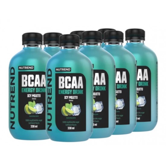 BCAA Energy Drink, Icy Mojito - 8 x 330 ml.