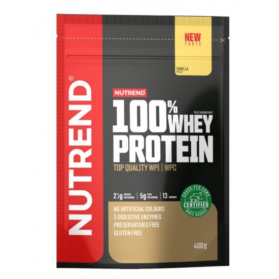 100% Whey Protein, Vanilla - 400g