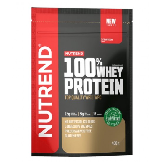 100% Whey Protein, Strawberry - 400g