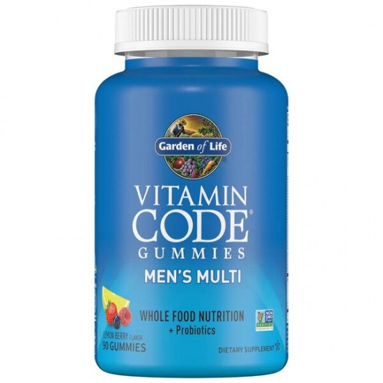 Vitamin Code Men's Multi Gummies, Lemon Berry - 90 gummies