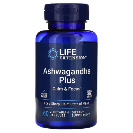 Ashwagandha Plus Calm & Focus - 60 vcaps