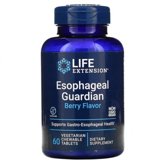 Esophageal Guardian, Berry Flavor - 60 vegetarian chewable tabs