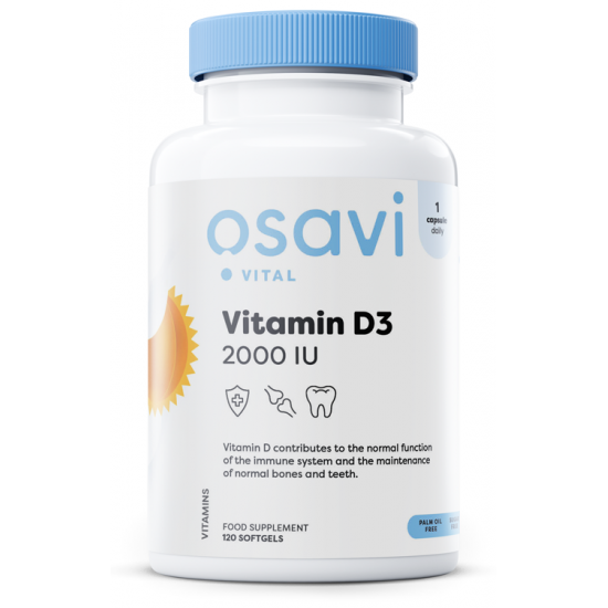 Vitamin D3, 2000IU - 120 softgels