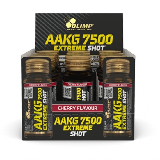 AAKG 7500 Extreme Shot, Cherry - 9 x 25 ml.