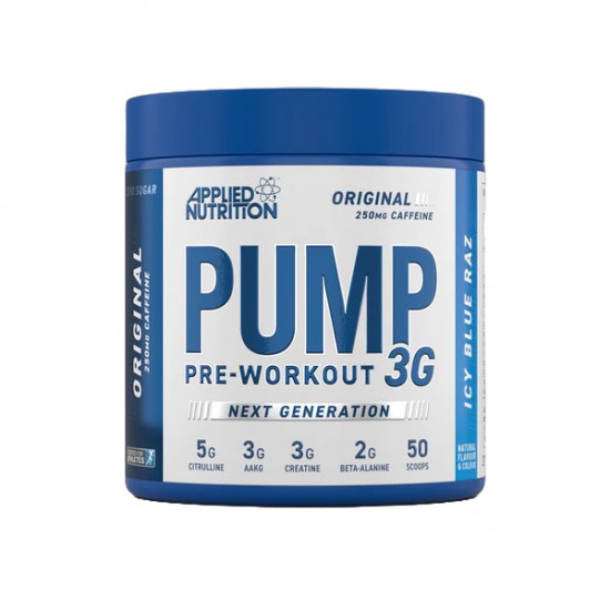 Pump 3G Pre-Workout, Icy Blue Raz (EAN 5056555204979) - 375g
