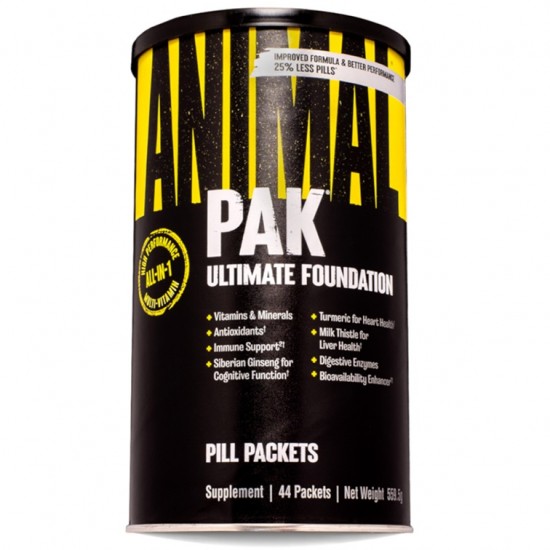 Animal Pak, Packs - 44 packs