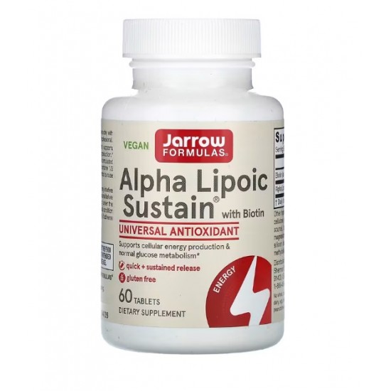 Alpha Lipoic Sustain, 300mg with Biotin - 60 tabs