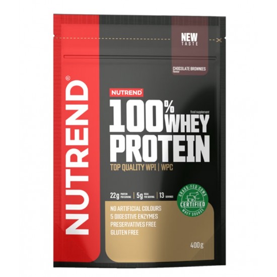 100% Whey Protein, Chocolate Brownies - 400g
