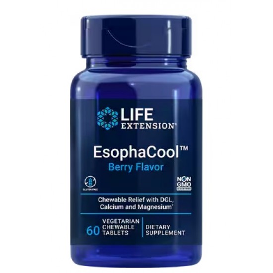 EsophaCool, Berry (EAN 737870203315) - 60 vegetarian chewable tabs