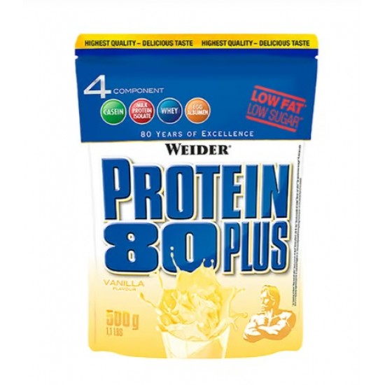 Protein 80 Plus, Vanilla - 500g