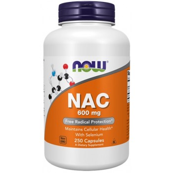 NAC with Selenium & Molybdenum, 600mg - 250 vcaps