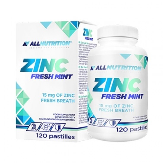 Zinc, 15mg (Fresh Mint) - 120 pastilles