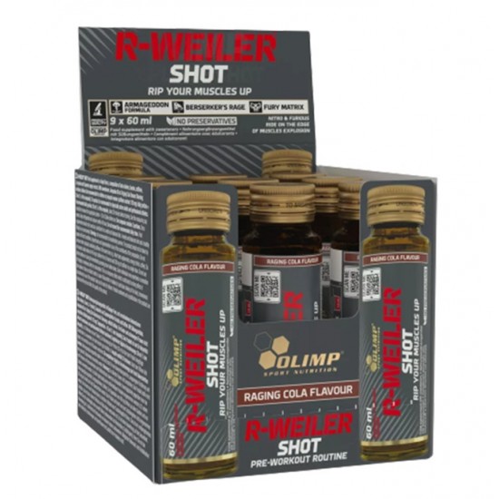 R-Weiler Shot, Raging Cola - 9 x 60 ml.