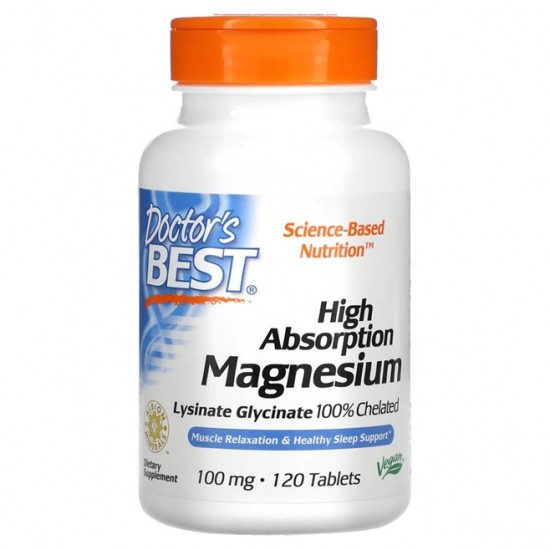 High Absorption Magnesium, 100mg - 240 tabs