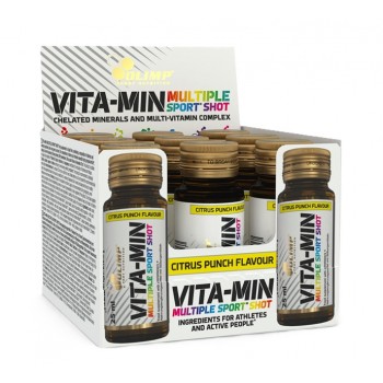 Vita-Min Multiple Sport Shot, Citrus Punch - 9 x 25 ml.