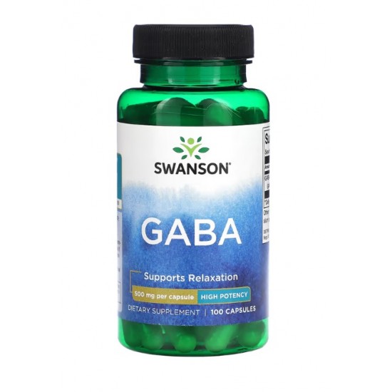 GABA, 500mg - 100 caps