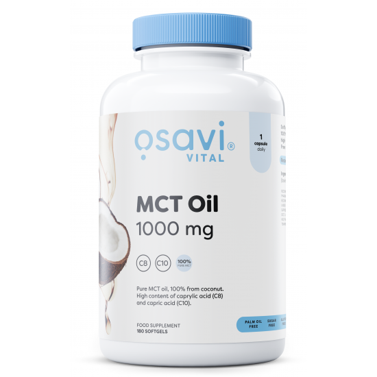 MCT Oil, 1000mg - 180 softgels