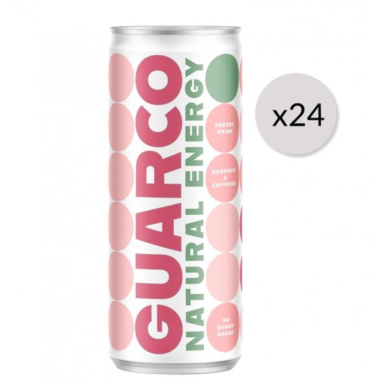 Guarco Energy Drink, Apple & Cherry - 24 x 250 ml.