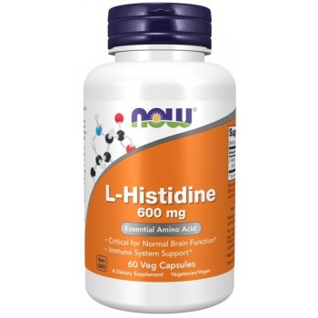 L-Histidine, 600mg - 60 vcaps