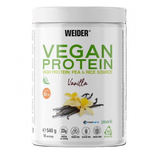 Vegan Protein, Vanilla - 540g