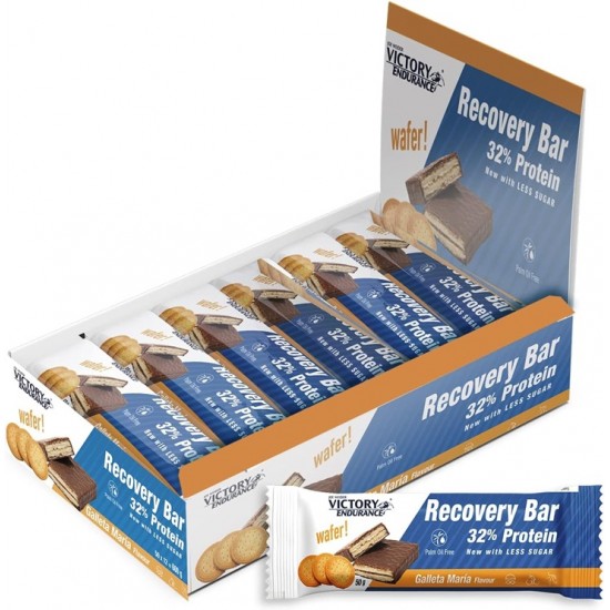 Joe Weider Victory Endurance Recovery Bar, Galleta Maria - 12 x 50g