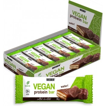Vegan Protein Bar, Salted Chocolate - 12 x 35g