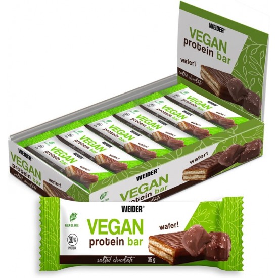 Vegan Protein Bar, Salted Chocolate - 12 x 35g
