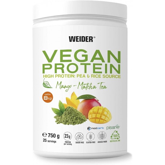 Vegan Protein, Mango & Matcha Tea - 750g