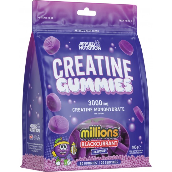 Creatine Gummies, Millions Blackcurrant - 80 gummies