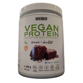 Vegan Protein, Brownie Chocolate - 540g