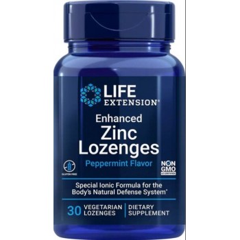 Enhanced Zinc Lozenges, Peppermint - 30 vegetarian lozenges