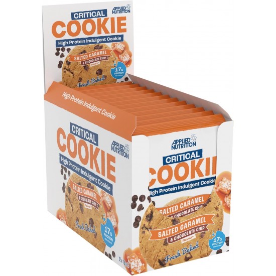 Critical Cookie, Salted Caramel & Chocolate Chip - 12 x 85g