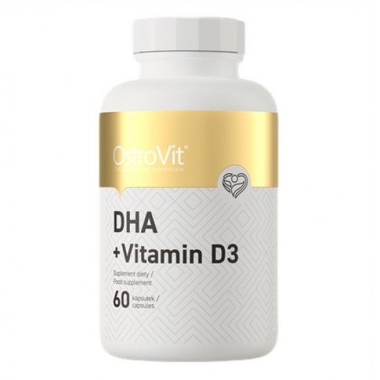 DHA + Vitamin D3 - 60 caps