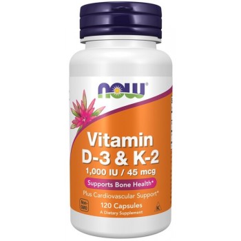 Vitamin D-3 & K-2 - 120 caps