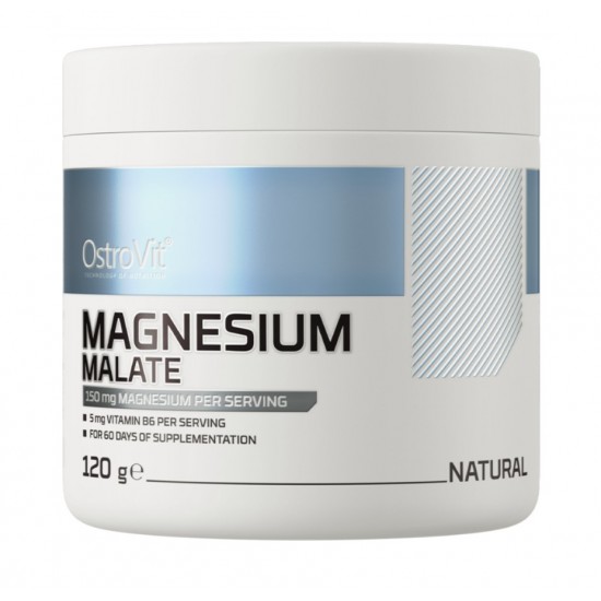 Magnesium Malate, Natural - 120g