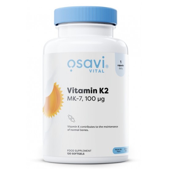 Vitamin K2 MK-7, 100mcg - 120 softgels