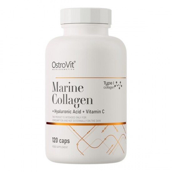 Marine Collagen + Hyaluronic Acid + Vitamin C - 120 caps