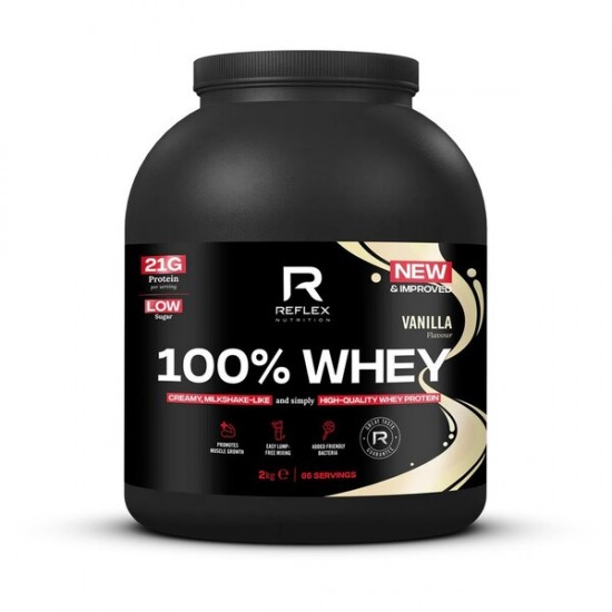 100% Whey, Vanilla - 2000g