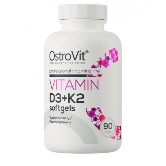 Vitamin D3 + K2 - 90 softgels