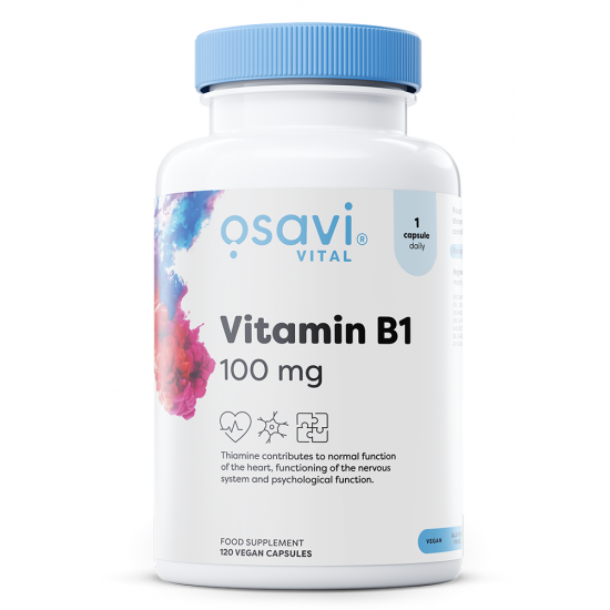 Vitamin B1, 100mg - 120 vegan caps
