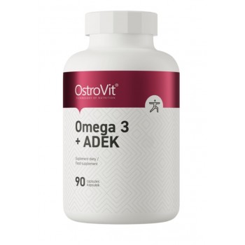 Omega 3 + ADEK - 90 kapsulių