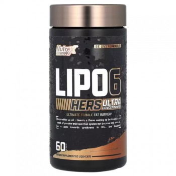 Lipo-6 Black Hers Ultra Concentré avec Caféine - 60 gélules