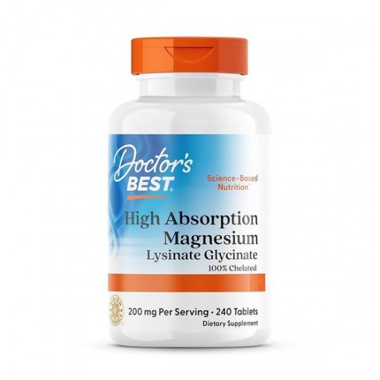 High Absorption Magnesium, 100mg - 240 tabs