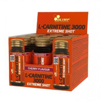 L-Carnitine 3000 Extreme Shot, Cherry - 9 x 25 ml.