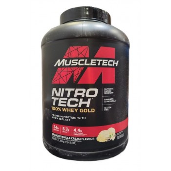 Nitro-Tech 100% Whey Gold, French Vanilla Cream - 2240g