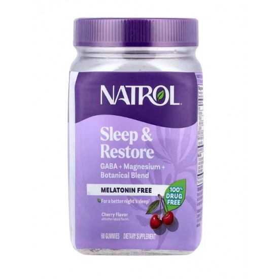 Sleep & Restore Melatonin Free, Cherry - 60 gummies
