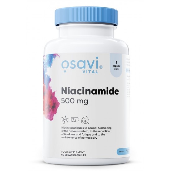 Niacinamide, 500mg - 60 vegan caps