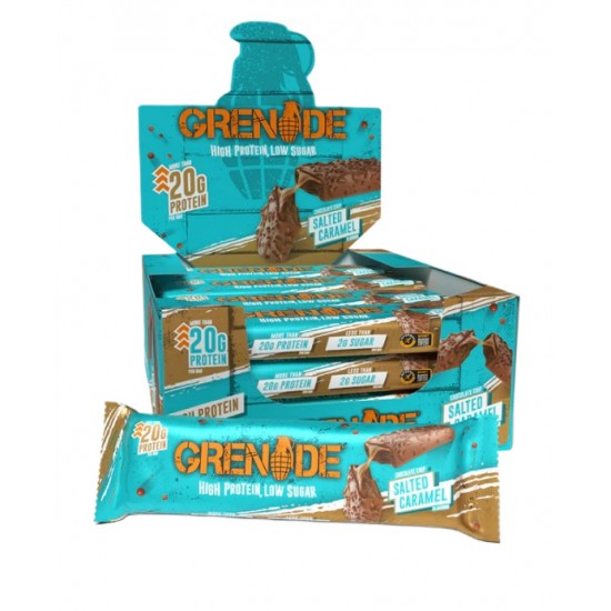 Protein Bars, Chocolate Chip Salted Caramel - 12 x 60g